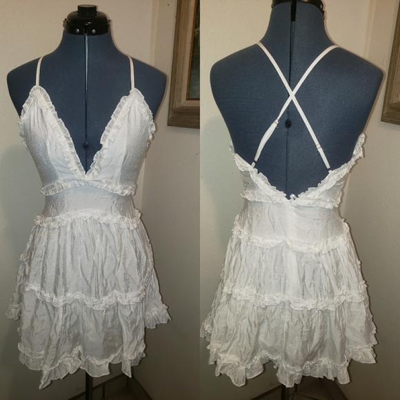 Dawning Mini Dress White ...